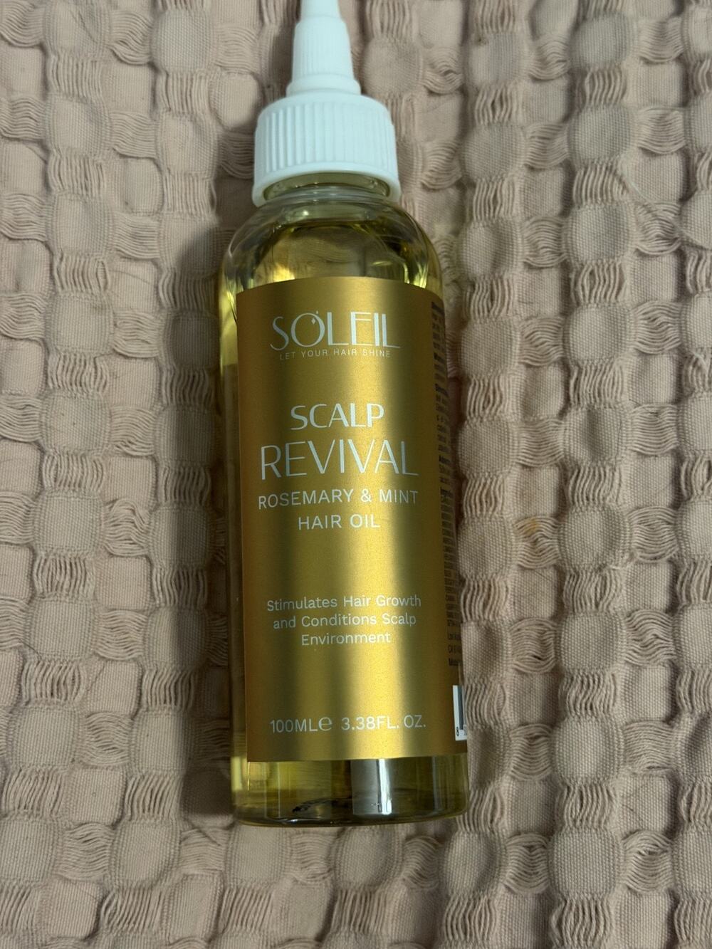 Soleil Scalp Revival Rosemary & Mint Hair Oil 100ml / 3.38oz New